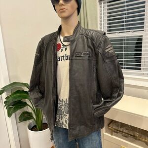 2016 Harley-Davidson Black Leather Moto Jacket